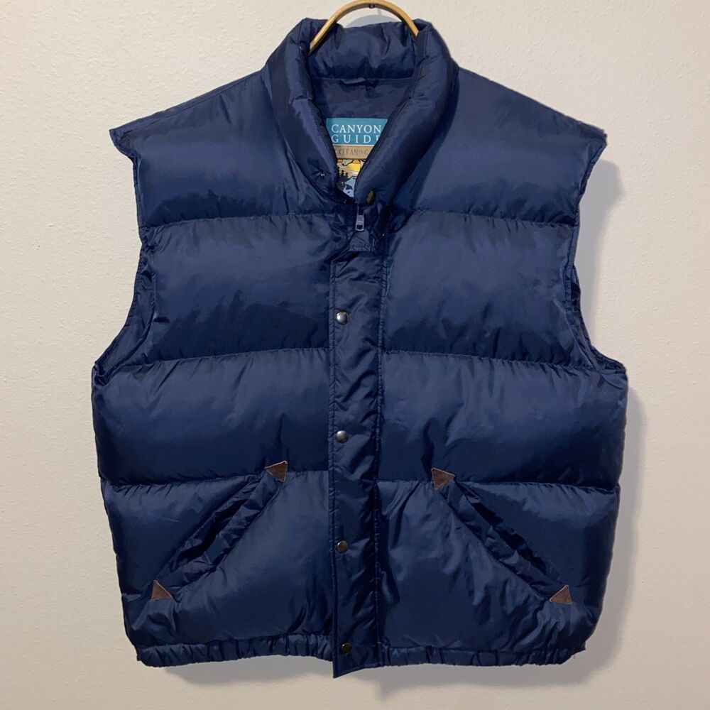 Canyon Guide Puffer Vest Size XL Blue